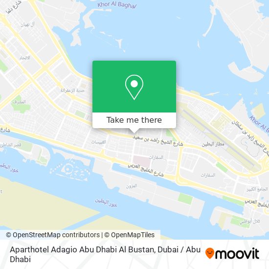 Aparthotel Adagio Abu Dhabi Al Bustan map