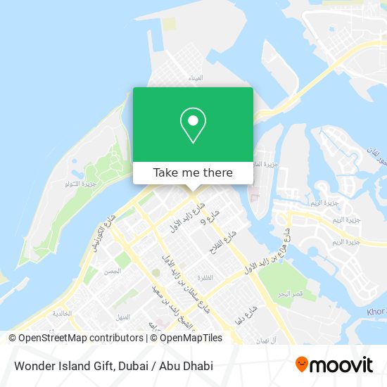 Wonder Island Gift map