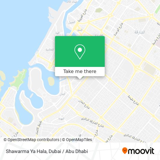 Shawarma Ya Hala map