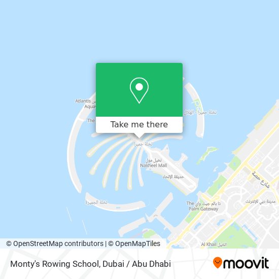 Monty's Rowing School map