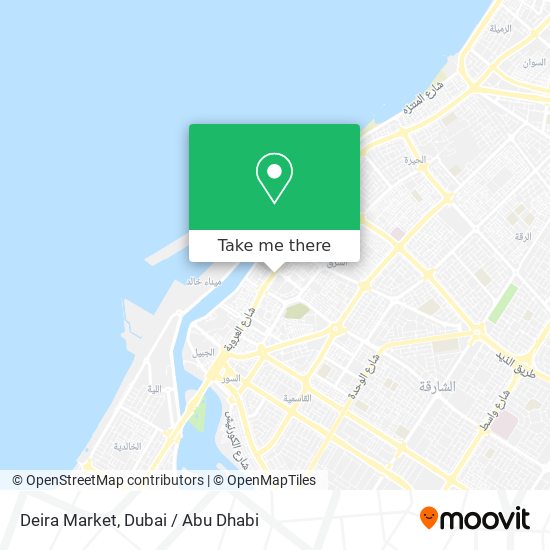 Deira Market map