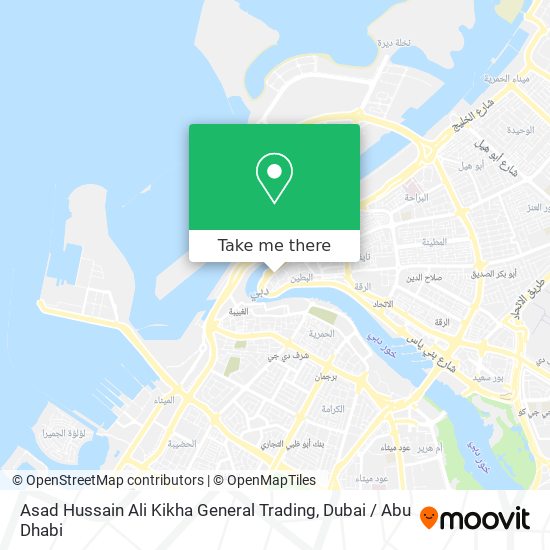 Asad Hussain Ali Kikha General Trading map