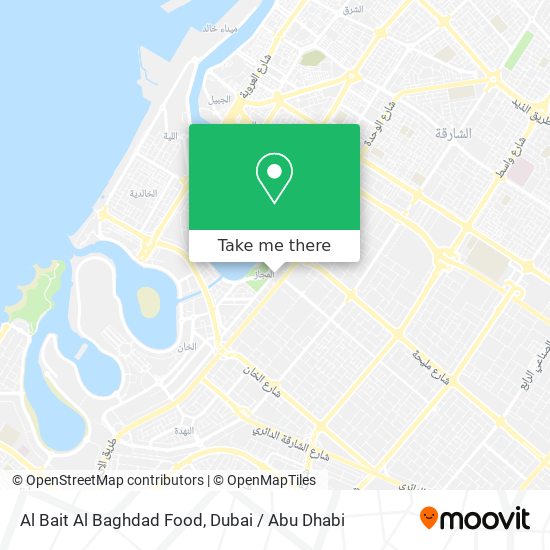 Al Bait Al Baghdad Food map