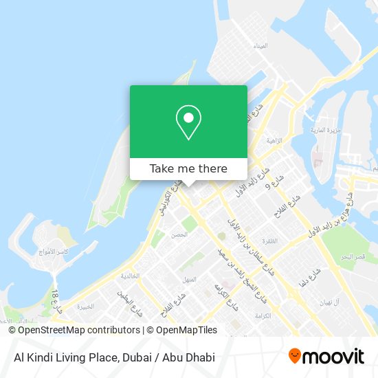 Al Kindi Living Place map