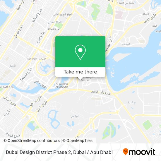 Dubai Design District Phase 2 map