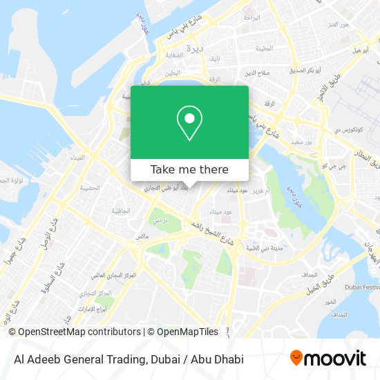 Al Adeeb General Trading map