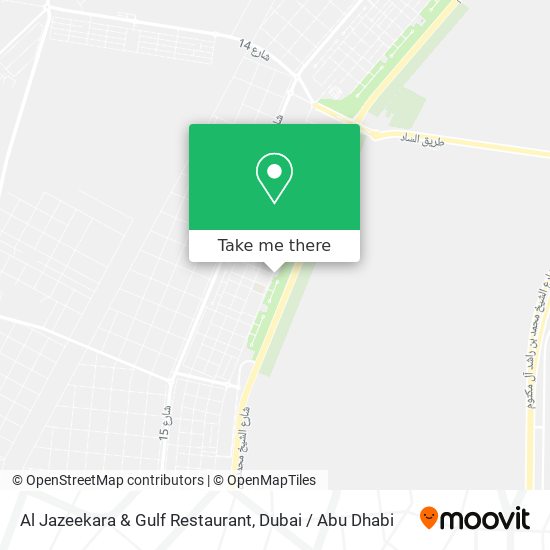 Al Jazeekara & Gulf Restaurant map