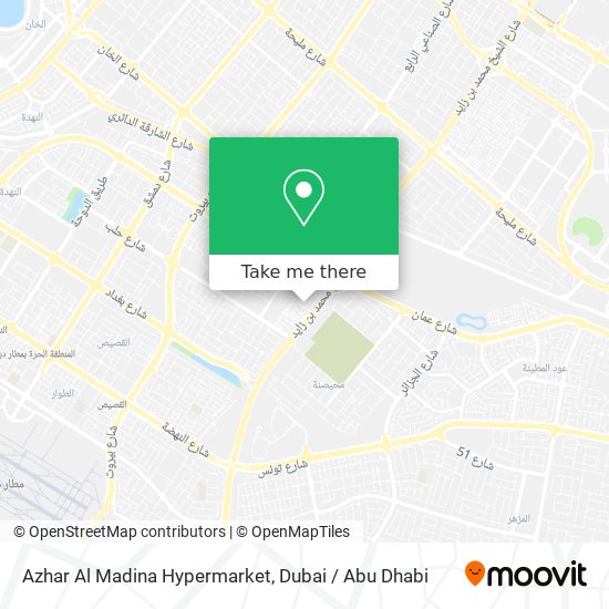 Azhar Al Madina Hypermarket map