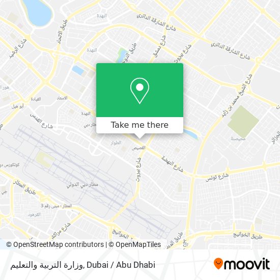 وزارة التربية والتعليم map