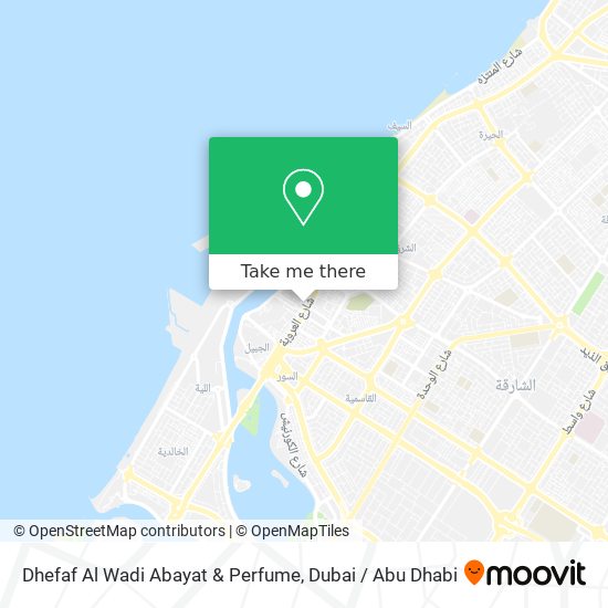Dhefaf Al Wadi Abayat & Perfume map
