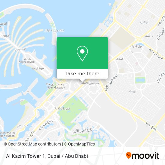 Al Kazim Tower 1 map