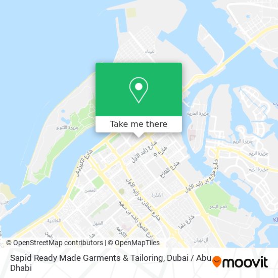 Sapid Ready Made Garments & Tailoring map