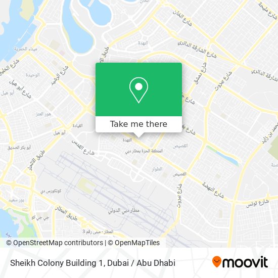 Sheikh Colony Building 1 map