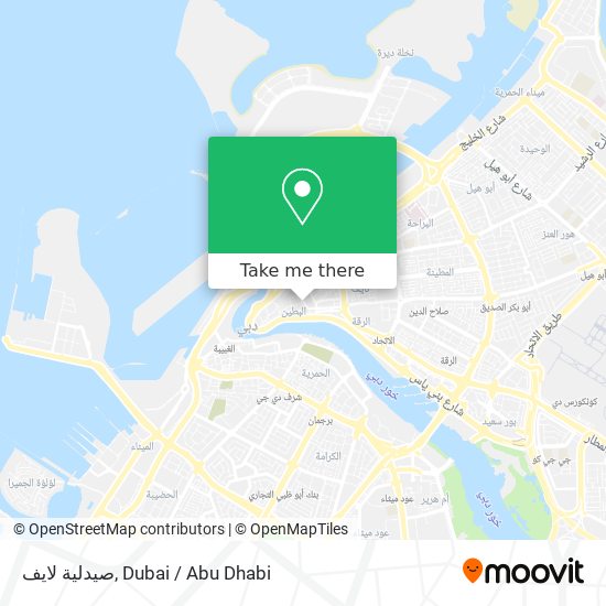 صيدلية لايف map