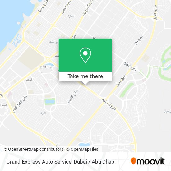 Grand Express Auto Service map