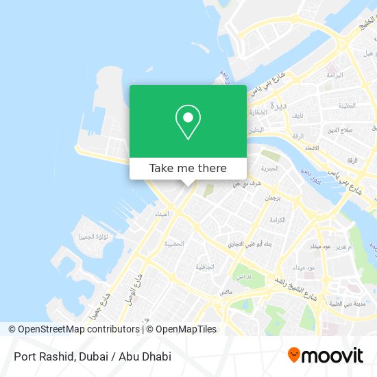 Port Rashid map