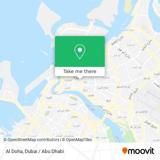 Al Doha map