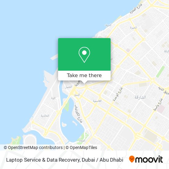 Laptop Service & Data Recovery map