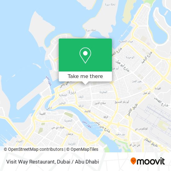 Visit Way Restaurant map