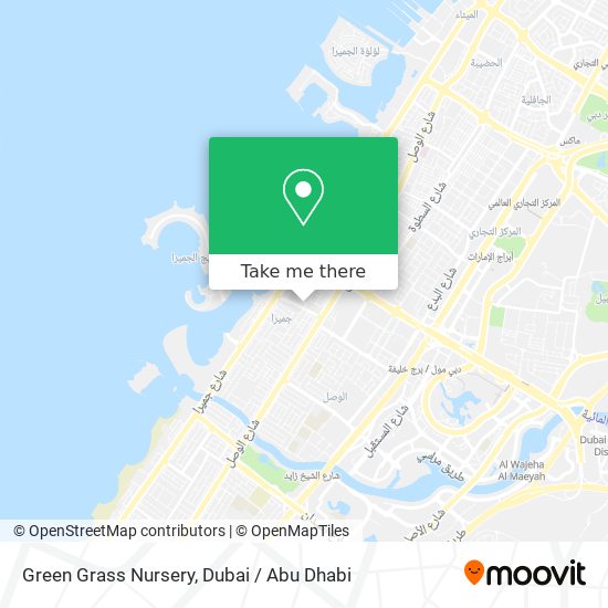 Green Grass Nursery map