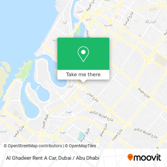 Al Ghadeer Rent A Car map
