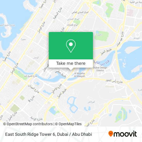 East South Ridge Tower 6 map