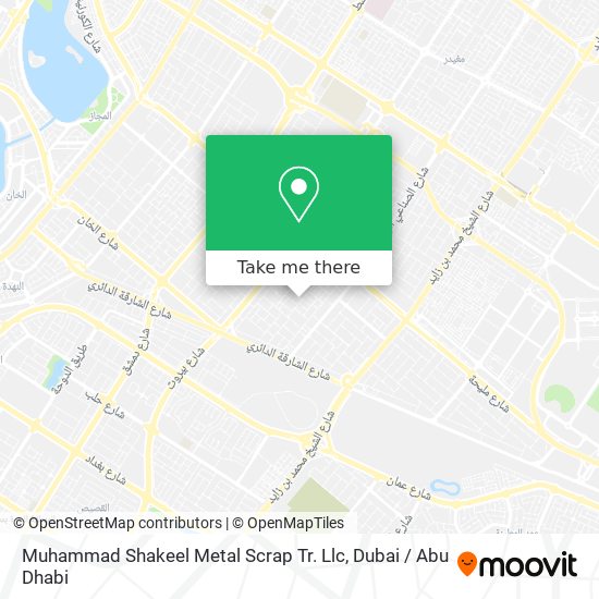 Muhammad Shakeel Metal Scrap Tr. Llc map