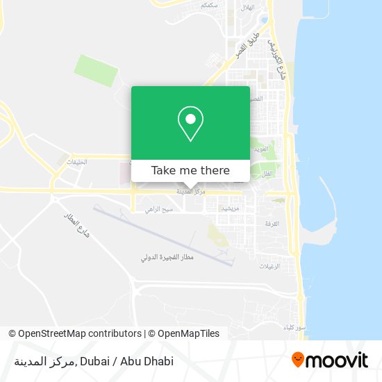 مركز المدينة map