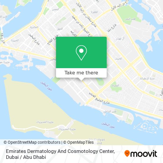 Emirates Dermatology And Cosmotology Center map