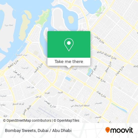 Bombay Sweets map