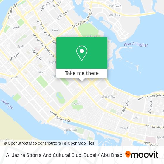 Al Jazira Sports And Cultural Club map