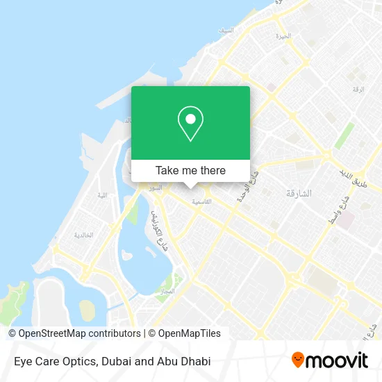 Eye Care Optics map