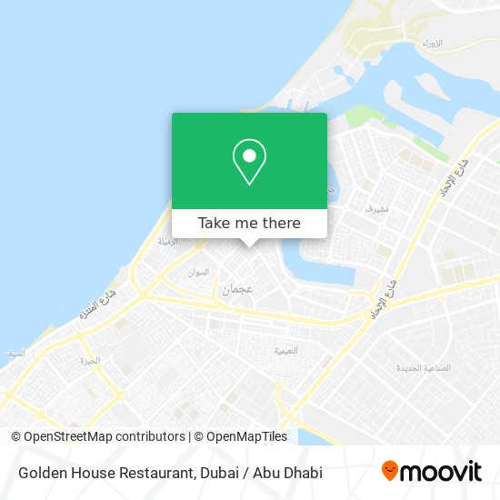 Golden House Restaurant map