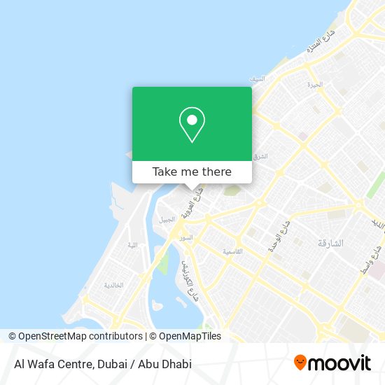 Al Wafa Centre map