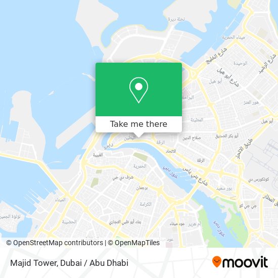 Majid Tower map