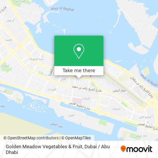 Golden Meadow Vegetables & Fruit map