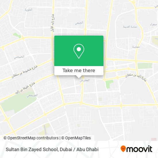 Sultan Bin Zayed School map