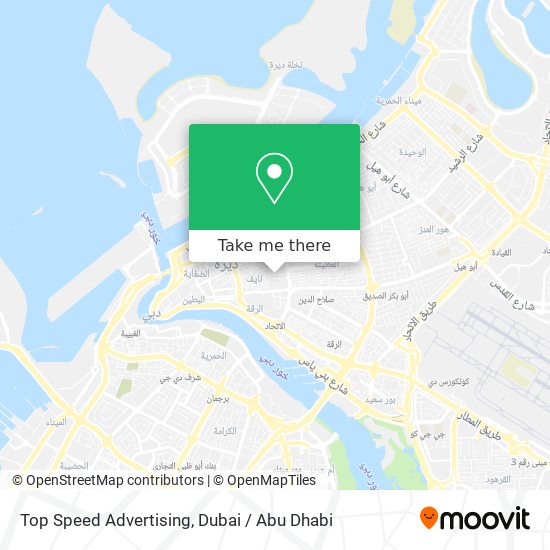 Top Speed Advertising map