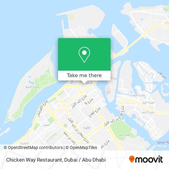 Chicken Way Restaurant map