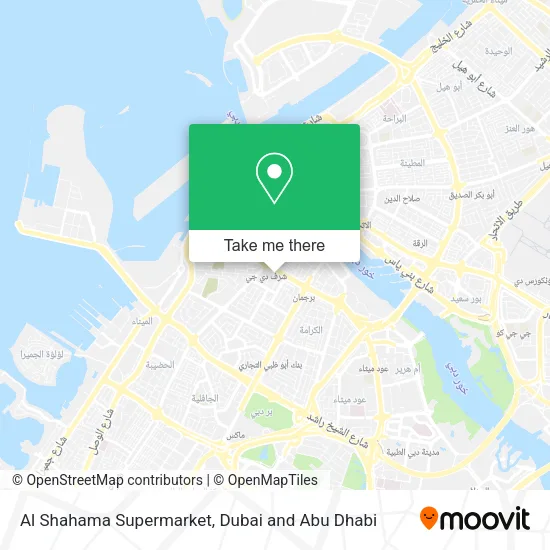Al Shahama Supermarket map