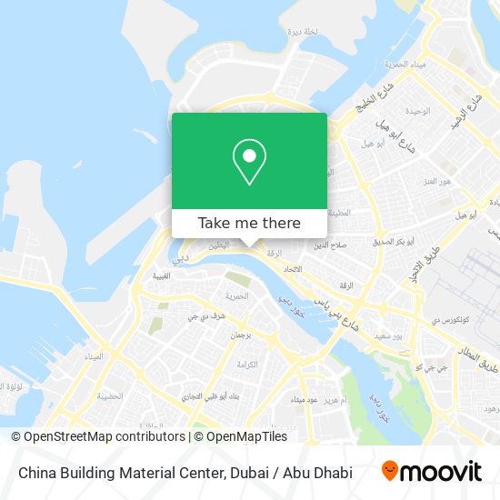 China Building Material Center map