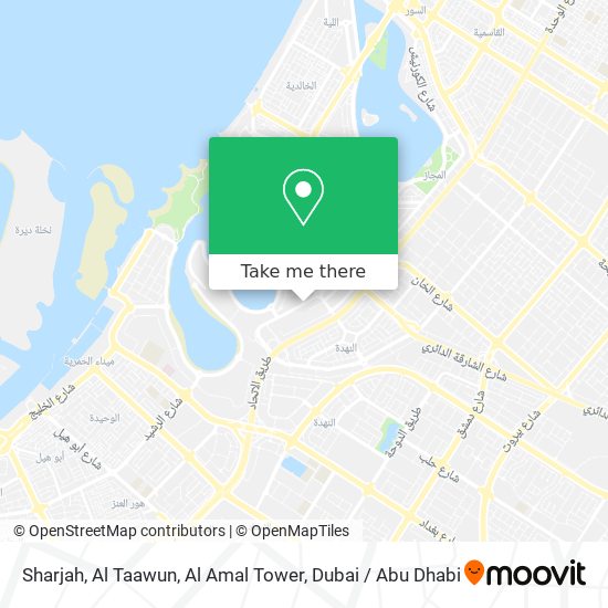 Sharjah, Al Taawun, Al Amal Tower map