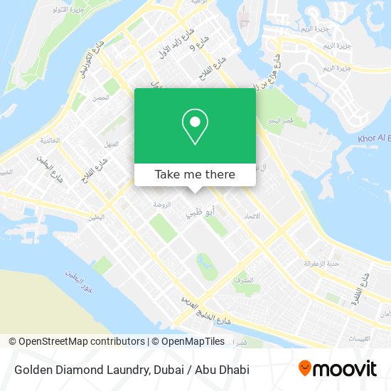 Golden Diamond Laundry map