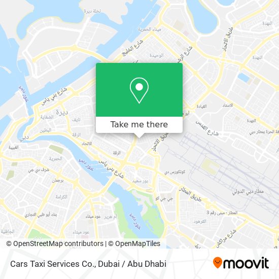 Cars Taxi Services Co. map