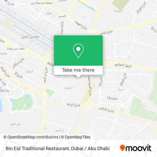 Bin Eid Traditional Restaurant map