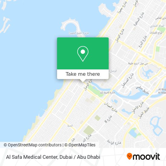 Al Safa Medical Center map