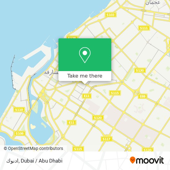 ادنوك map