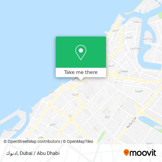 ادنوك map