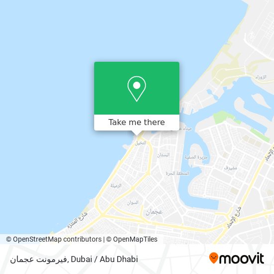 فيرمونت عجمان map