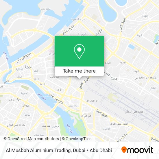 Al Musbah Aluminium Trading map